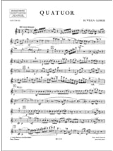 Quatuor - Flûte, hautbois, clarinette et basson - VILLA-LOBOS